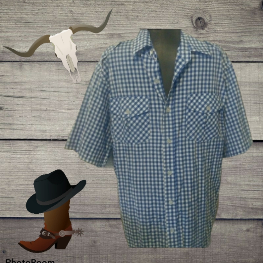 Mens Road Block button down BOGO